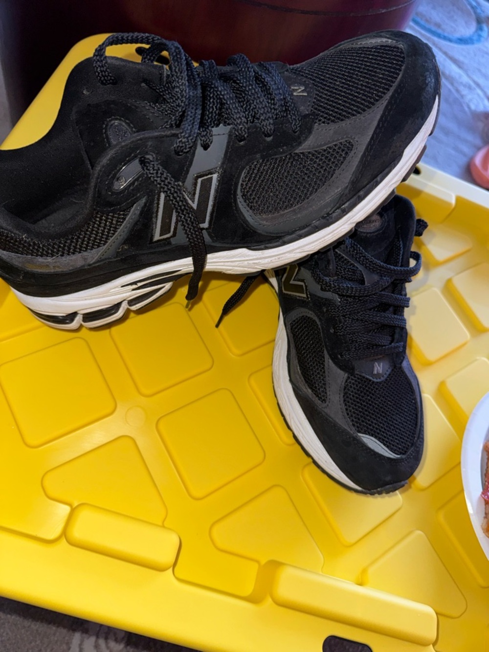 New Balance Black and White Kids' Sneaker